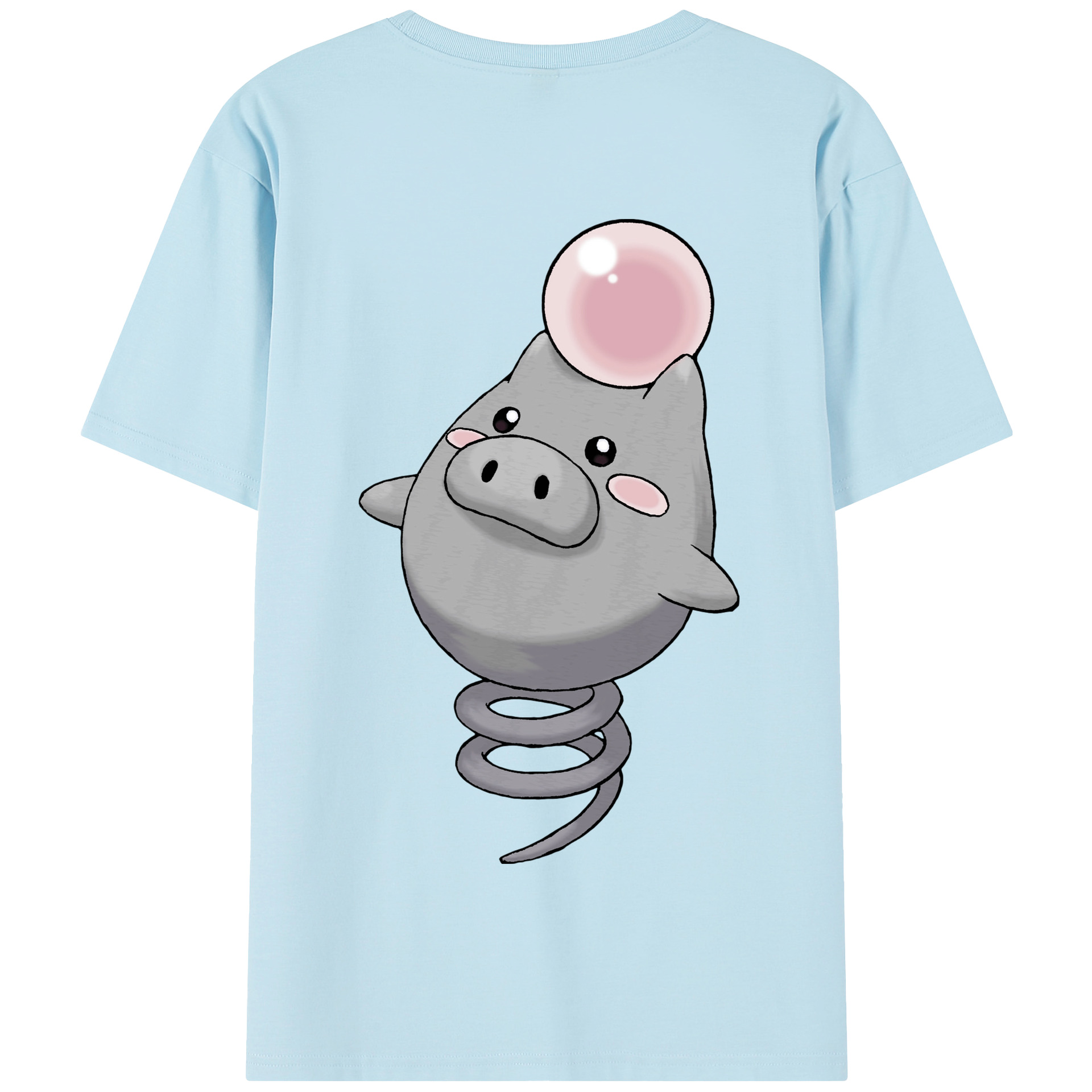 （画像用） ポケットモンスター Pokémon 綿100％半袖Tシャツ（背面プリント）